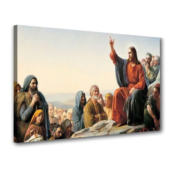 Jesus Cristo Pregando a Palavra - Podium - Quadro Decorativo - Magazine  Luiza