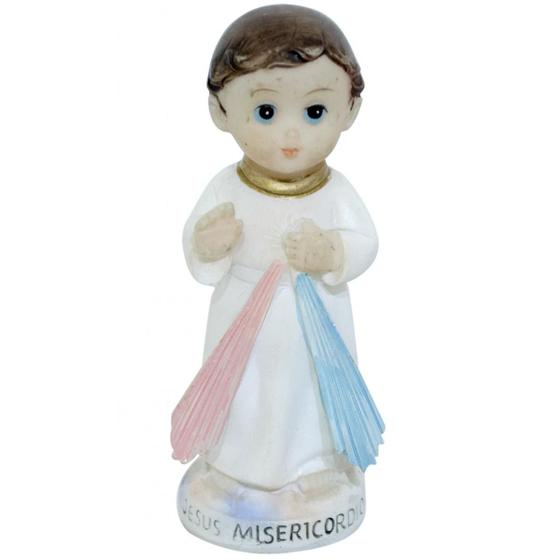 Imagem de Jesus Misericordioso Infantil 9cm - Enfeite Resina