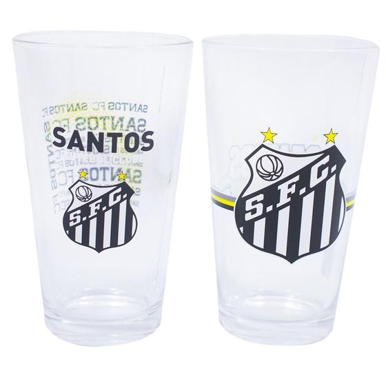 Imagem de Jg 2 Copos De Vidro 475ml - Santos