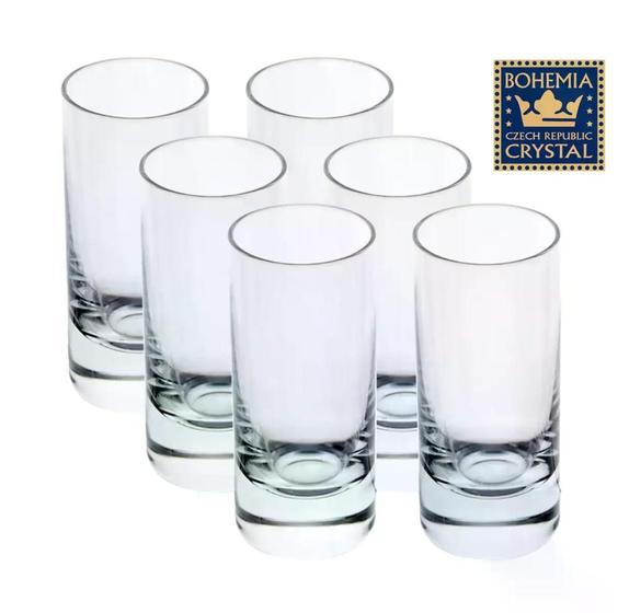Imagem de JG 6 COPOS P/SHOT BOHEMIA LAURUS EM CRISTAL 60ml A9cm