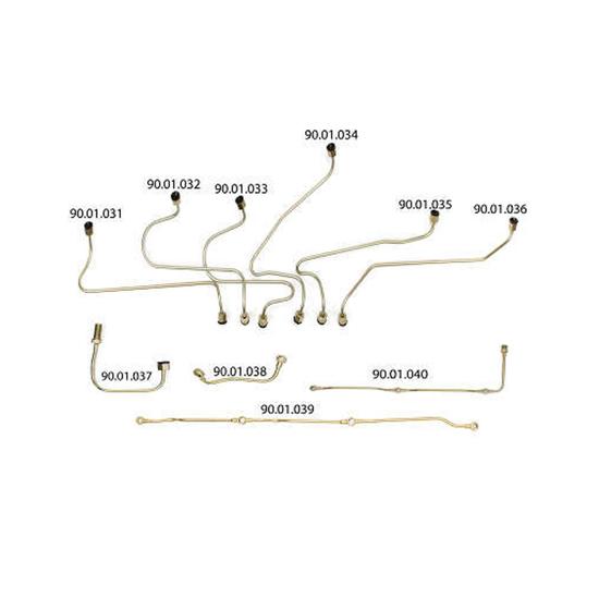 Imagem de Jg c/7 tubo bomba injetora bosch motor om 355/6 mercedes 1519 2019 2219 outros