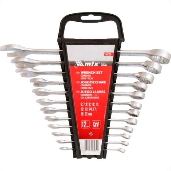 Imagem de Jg Chave Combinada Mtx Crv 6A22(12Pc)