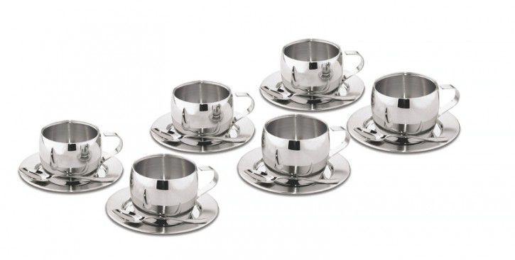 Imagem de Jg. Em Aço Inox P/ Chá/cappuccino 18pcs Tramontina