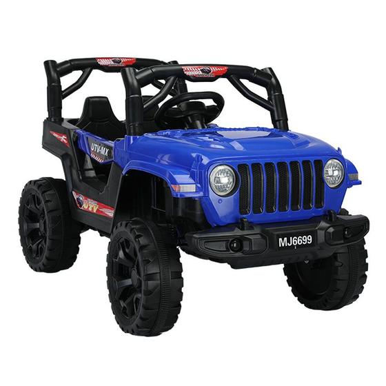 Jipe Elétrico Infantil Bang Toys 12v com Controle Remoto Azul Menor preço em Jipe Elétrico Infantil Bang Toys 12v com Controle Remoto Azul