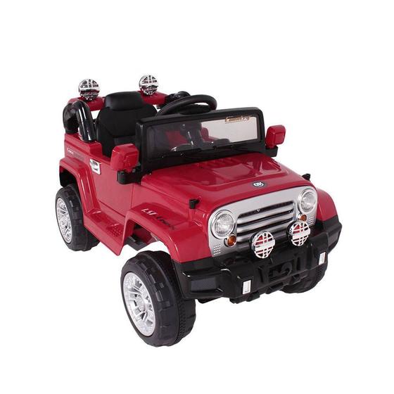 Jipe trilha eletrico 12v vermelho - belfix Menor preço em Jipe trilha eletrico 12v vermelho - belfix
