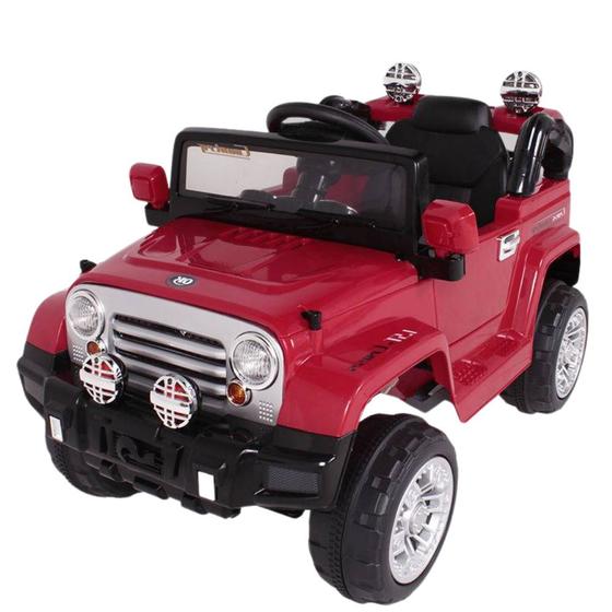 Imagem de Jipe Trilha Infantil com Controle Remoto 12V Vermelho - BelFix