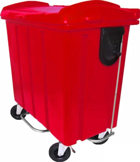 Imagem de Jj.1076p - conteiner de lixo 500l com pedal frontal