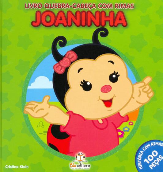 Joaninha: Livro quebra-cabeça com rimas Menor preço em Joaninha: Livro quebra-cabeça com rimas