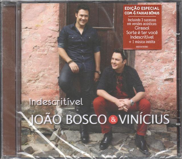 Imagem de João Bosco & Vinícius CD Indescritível Edição Especial