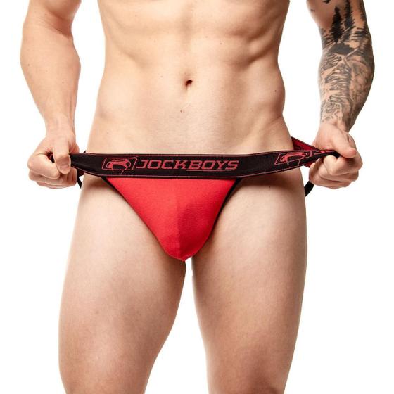 Imagem de Jockstrap Classica Jock Boys Vermelha Tamanho G