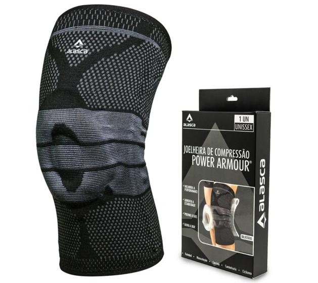 Joelheira De Compressão Power Armour Alasca - Proteção Recuperação E Prevenção De Lesões Menor preço em Joelheira De Compressão Power Armour Alasca - Proteção Recuperação E Prevenção De Lesões