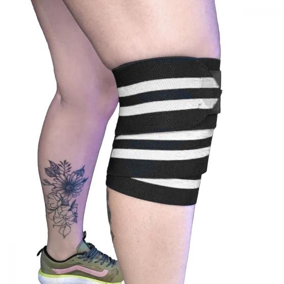 Imagem de Joelheira Elastica Conforto Estabilidade e Proteção para Treinos Funcional Academia Musculação
