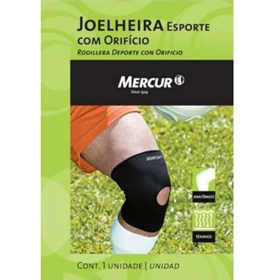 Imagem de Joelheira neoprene com orifício mercur tamanho gg