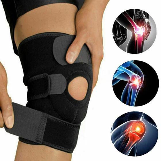 Imagem de Joelheira Ortopedica Protetor Joelho Patela Aberta Neoprene