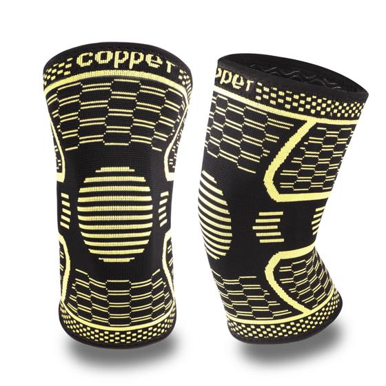 Imagem de Joelheiras AITUSI Copper Compression para homens e mulheres (pacote com 2)