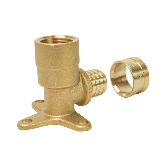Imagem de Joelho 90 Fixo F 3P Metalico p/ PEX DN20 x 3/4" Amanco