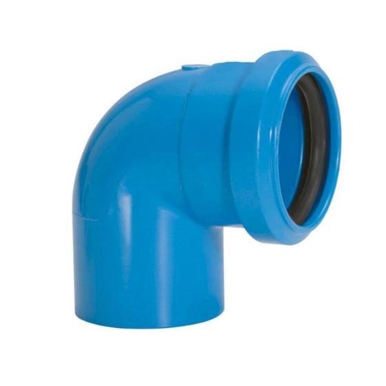 Imagem de Joelho 90º para Esgoto 38mm com Anel Azul - Amanco