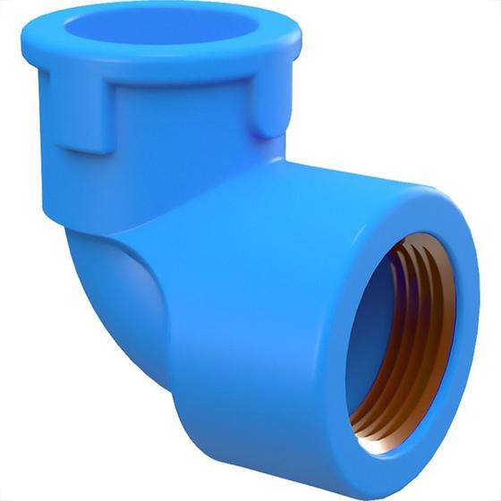 Imagem de Joelho Azul Com Bucha Latao Tigre 20Mmx1/2''