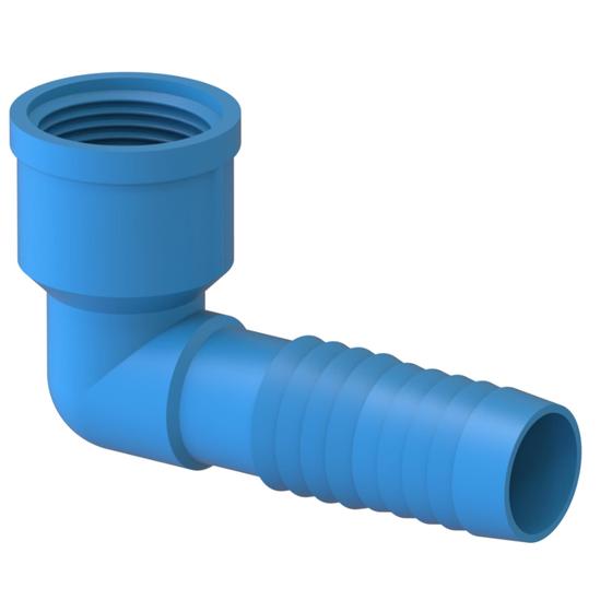 Imagem de Joelho Interno 90 Com Bitola De 1.1/4" Azul Durín