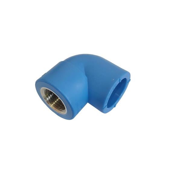 Imagem de Joelho Misto 20 x 3/4" Ppr Azul Para Rede de Ar Comprimido
