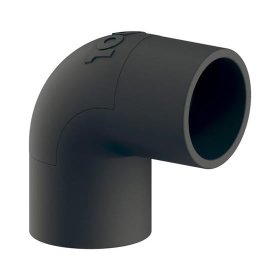 Imagem de Joelho Pvc Com Janela Preto 3/4" Inpol