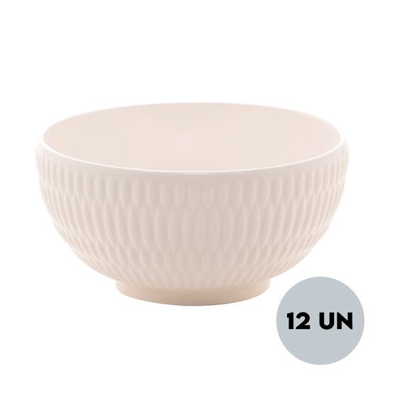 Imagem de Jogo 12 Bowls de Porcelana New Bone Toledo Branco 15cm Lyor