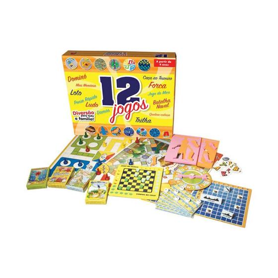 Jogo 12 Jogos Super Diverso Algazarra Menor preço em Jogo 12 Jogos Super Diverso Algazarra