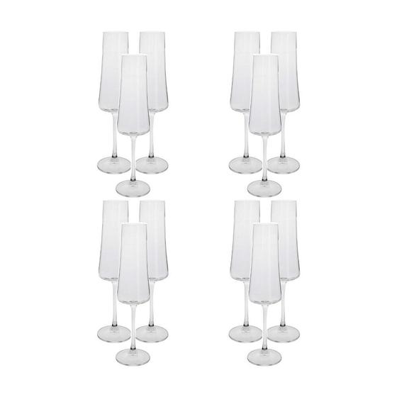 Imagem de Jogo 12 Taças Champanhe Xtra Cristal Ecológico 210ml