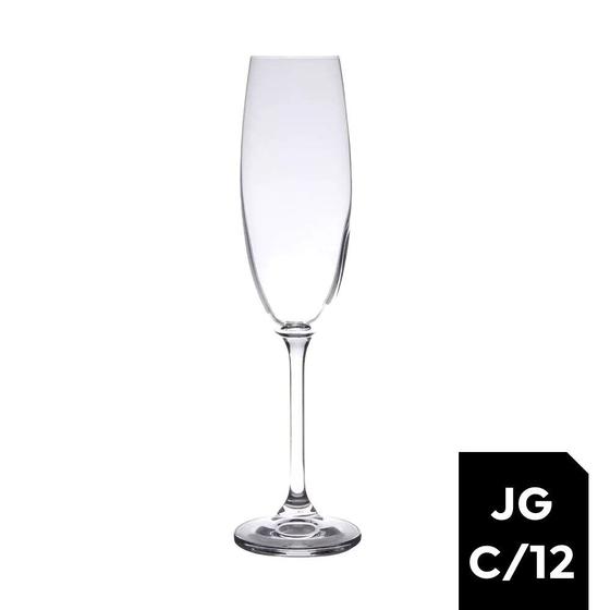 Imagem de Jogo 12 Taças Cristal para Champagne Gastro/Colibri 220ml