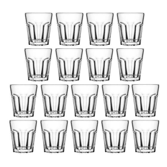 Imagem de Jogo 18 Copos Shot de Vidro Casual 45ml Drink Tequila