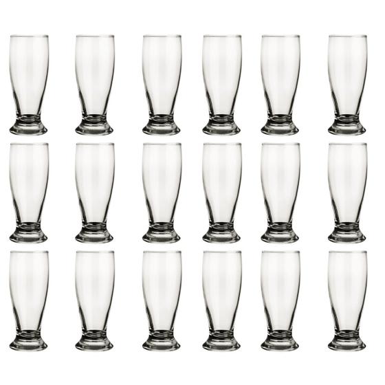 Imagem de Jogo 18 Copos Vidro Transparente Munich 200ml Chopp Bar Nadir