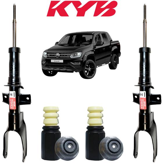 Imagem de Jogo 2 Amortecedor Dianteiro Kayaba + Kit Volkswagen Amarok