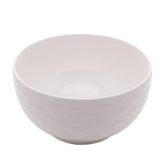 Imagem de Jogo 2 Bowl de Porcelana Tigela Cumbuca Cor Branco New Bone Lagos Lyor 11,5cm