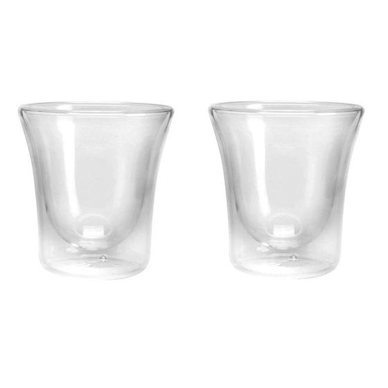 Imagem de Jogo 2 Copos Parede Dupla Vidro Borossilicato 90 ml Dynasty