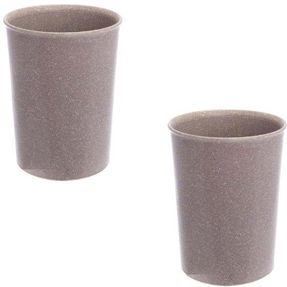 Imagem de Jogo 2 Copos Reciclavel 400ml Resistente para Bebidas