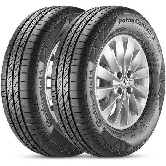 Menor preço em Jogo 2 pneus continental aro 14 powercontact 2 175/65r14 82t