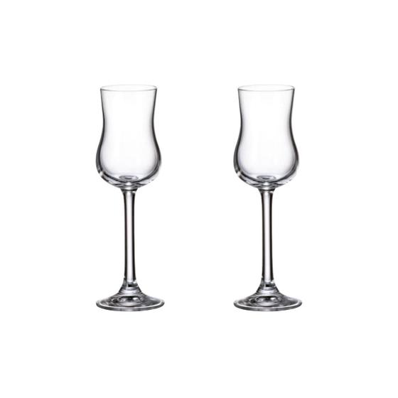 Imagem de Jogo 2 Taças De Cristal Grappa 85 Ml Gastro/Colibri Bohemia