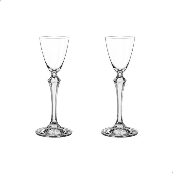 Imagem de Jogo 2 Taças De Cristal Licor 70 Ml Linha Elisabeth Bohemia