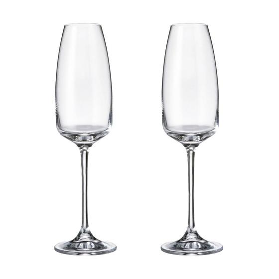 Imagem de Jogo 2 Taças De Cristal Para Champagne 290 Ml Anser Bohemia