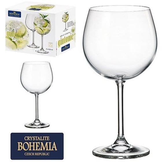 Imagem de Jogo 2 Taças de Gin Tonic Bohemia drink bebida 620 ML