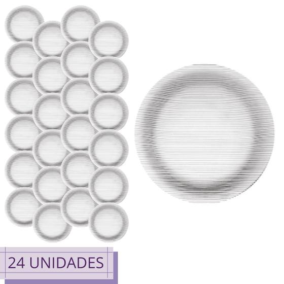 Jogo 24 Pratos Diamante Raso 23cm Redondo Restaurante Nadir Menor preço em Jogo 24 Pratos Diamante Raso 23cm Redondo Restaurante Nadir