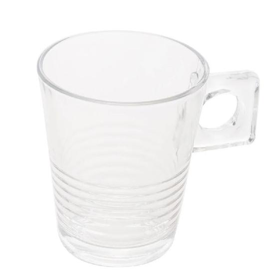 Imagem de Jogo 3 Xícara Chá 200 ml Vidro Sodo Cálcico Lima Lyor