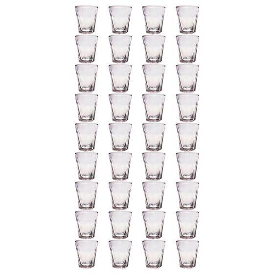Imagem de Jogo 36 Copos Shot Vidro Cachaça Vodka Tequila Dose 45mL Bar