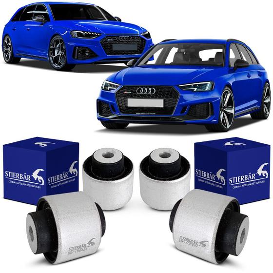 Imagem de Jogo 4 Bucha Braço Oscilante Superior Suspensão Dianteira Original Stierbar Audi RS4 B9 2018 2019 2020 2021 2022