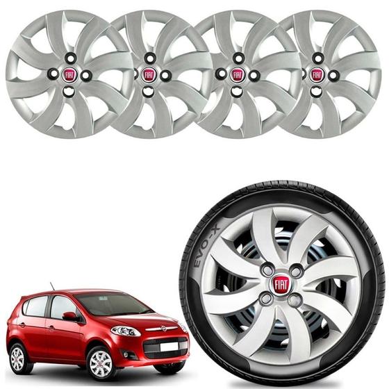 Jogo 4 Calota Aro 14 Fiat Palio Attractive 2012 2013 14 2015 Menor preço em Jogo 4 Calota Aro 14 Fiat Palio Attractive 2012 2013 14 2015