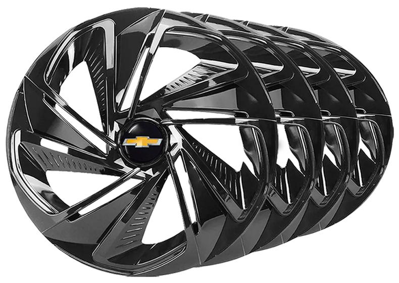 Jogo 4 Calota Nitro Black Aro 14 Gm Meriva Agile Prisma Menor preço em Jogo 4 Calota Nitro Black Aro 14 Gm Meriva Agile Prisma