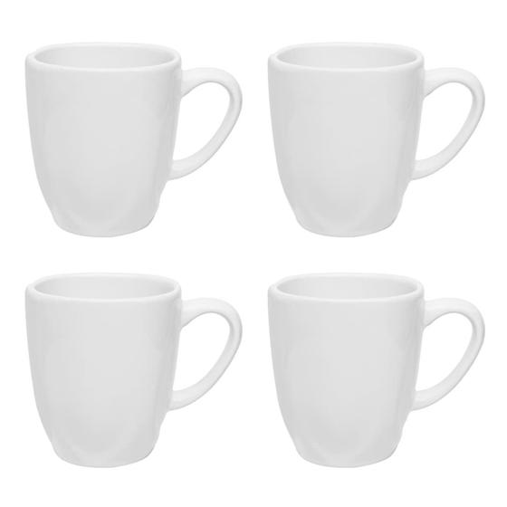 Imagem de Jogo 4 Canecas de 380ml Ryo White Oxford Porcelanas