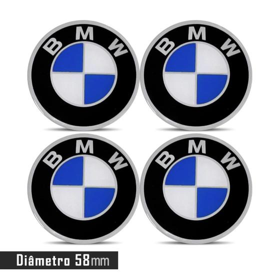 Imagem de Jogo 4 Emblema Roda BMW 58mm