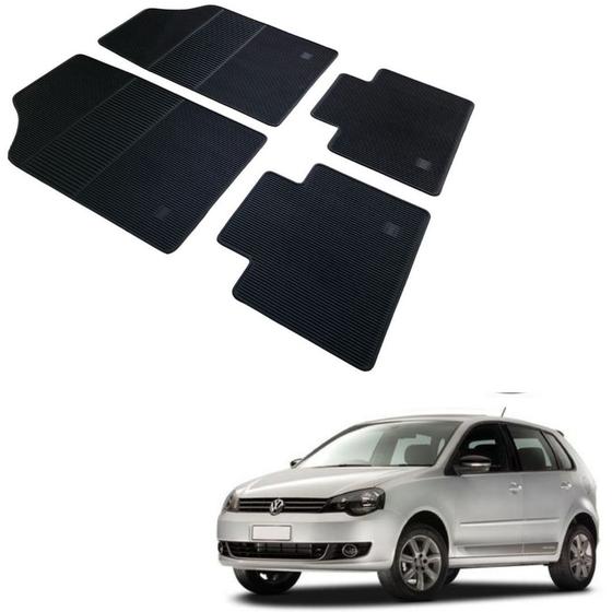 Jogo 4 Peças Tapete Automotivo Específico VW Polo 2003 a 2017 100% Borracha Borcol Menor preço em Jogo 4 Peças Tapete Automotivo Específico VW Polo 2003 a 2017 100% Borracha Borcol