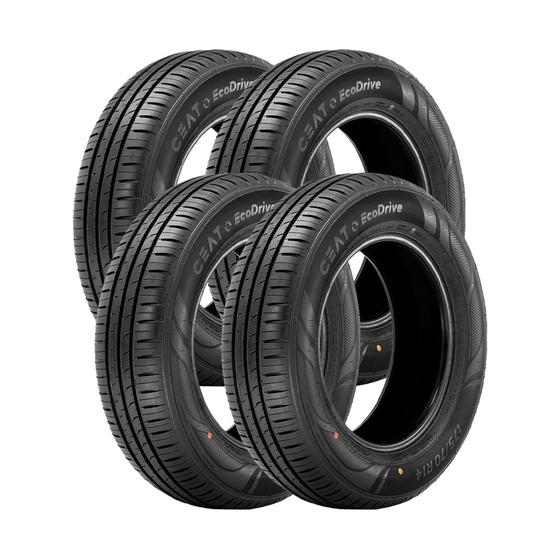 Imagem de Jogo 4 Pneus Ceat Aro 13 EcoDrive 165/70R13 83T XL